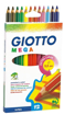 Immagine di GIOTTO MEGA 12 COLORI PASTELLO MAXI